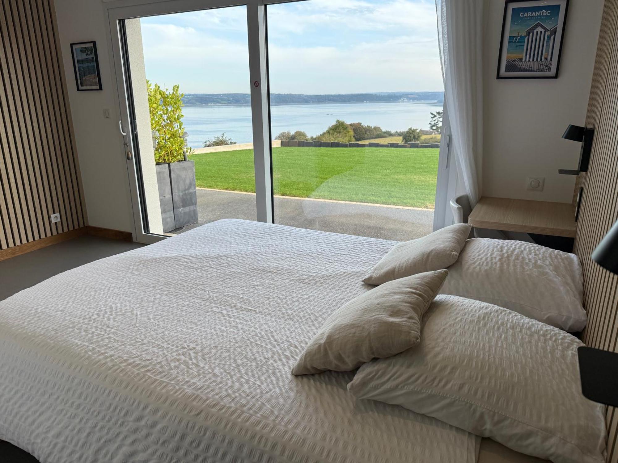 Chambres D'Hotes Vue Mer 카롱테크 외부 사진