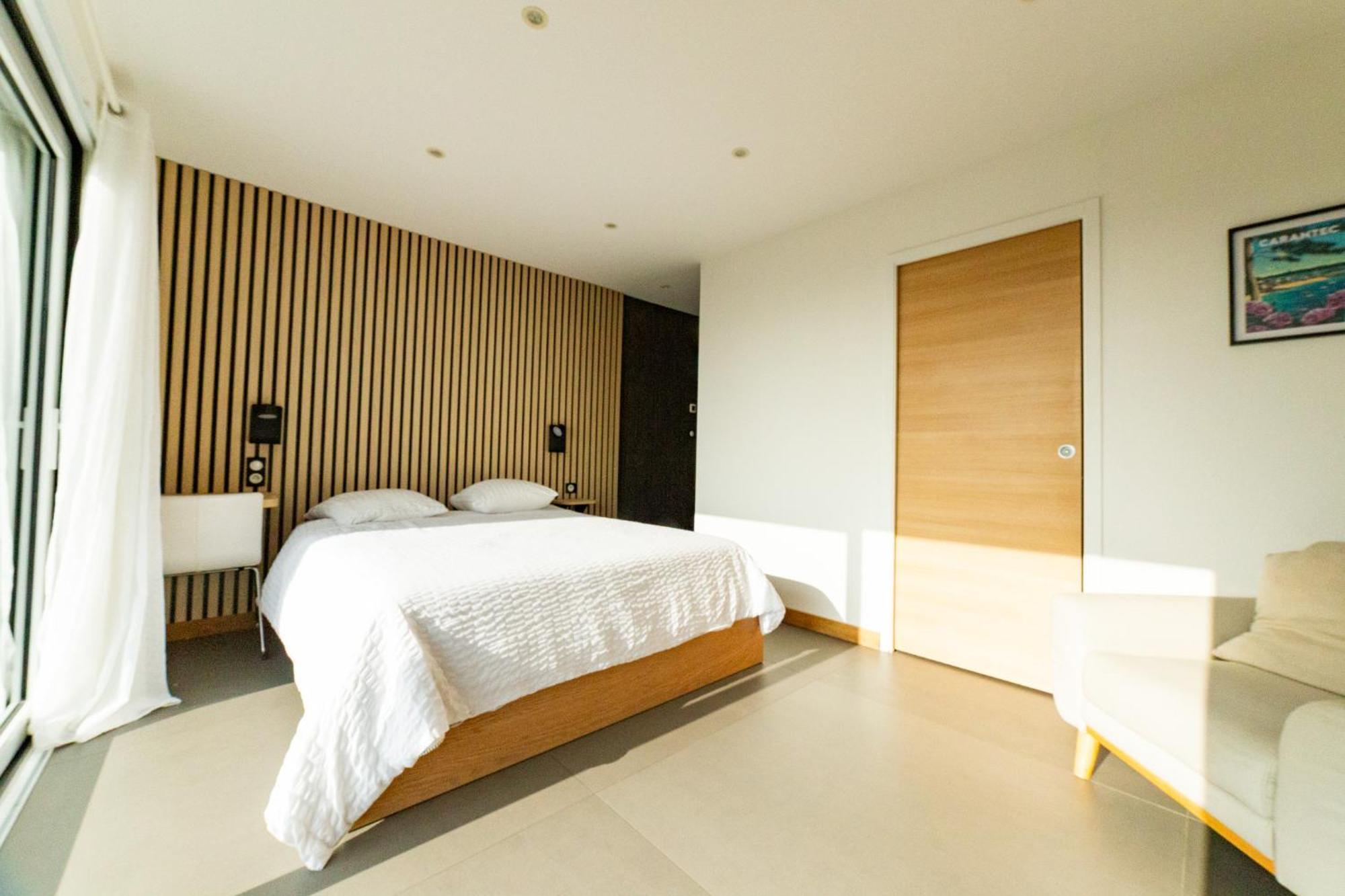 Chambres D'Hotes Vue Mer 카롱테크 외부 사진